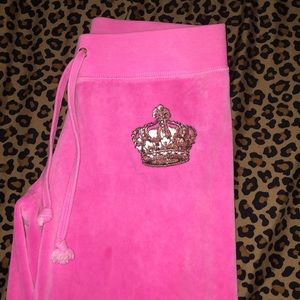 Pink Juicy Couture track pants. Size XS